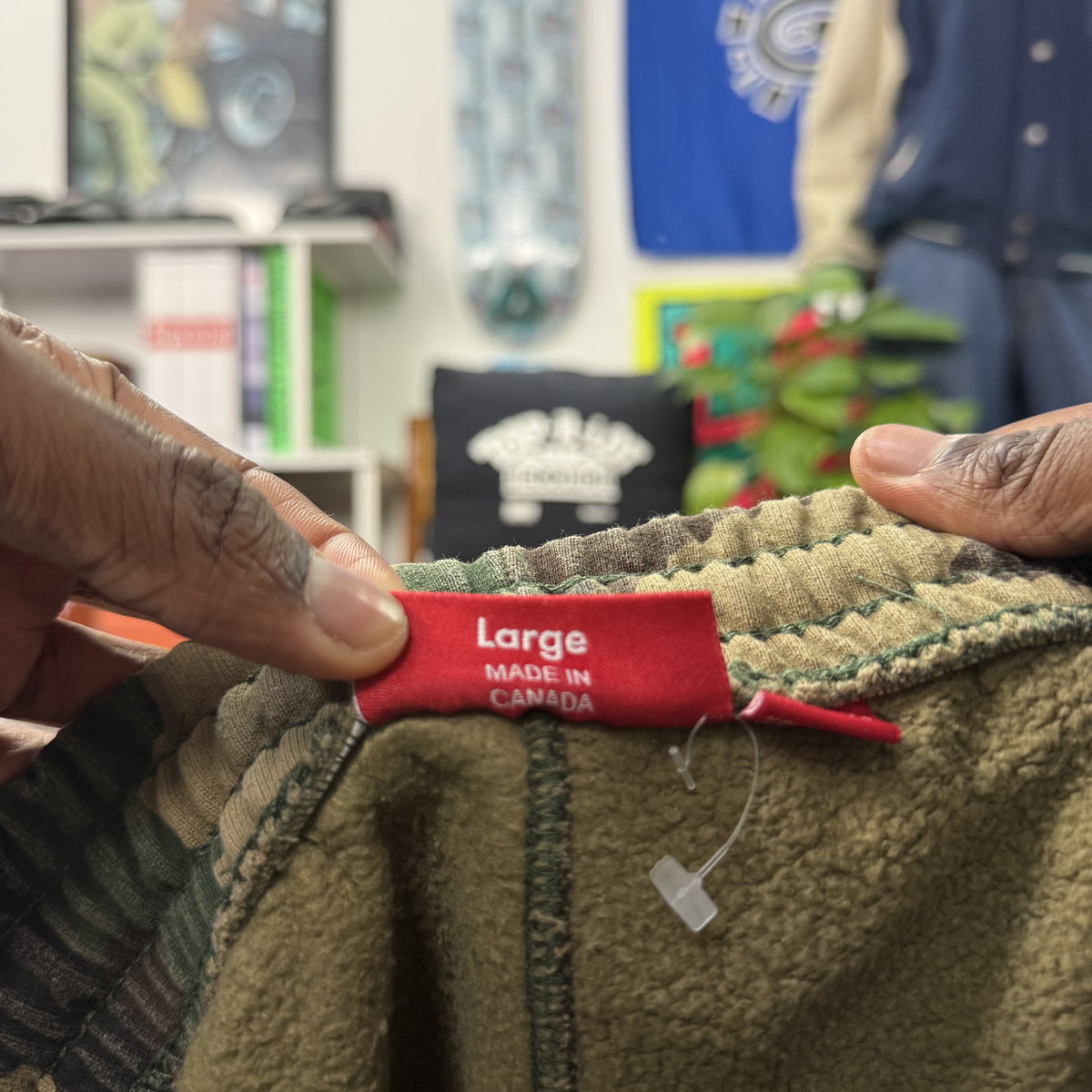 SUPREME FW25 S LOGO CAMO JOGGERS