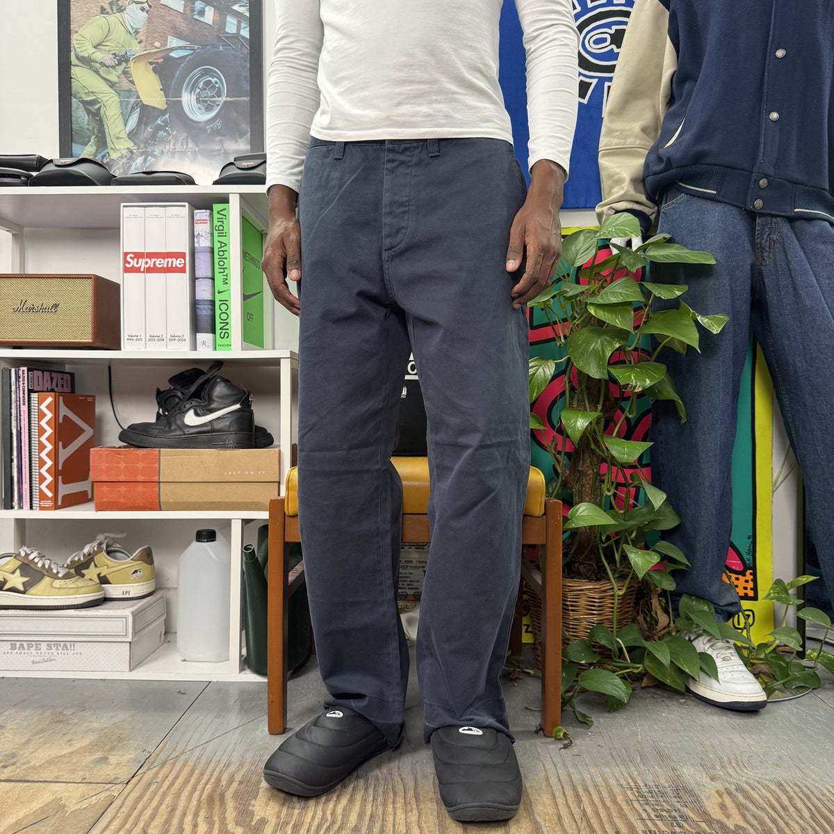 SUPREME SS26 NAVY CHINO PANT