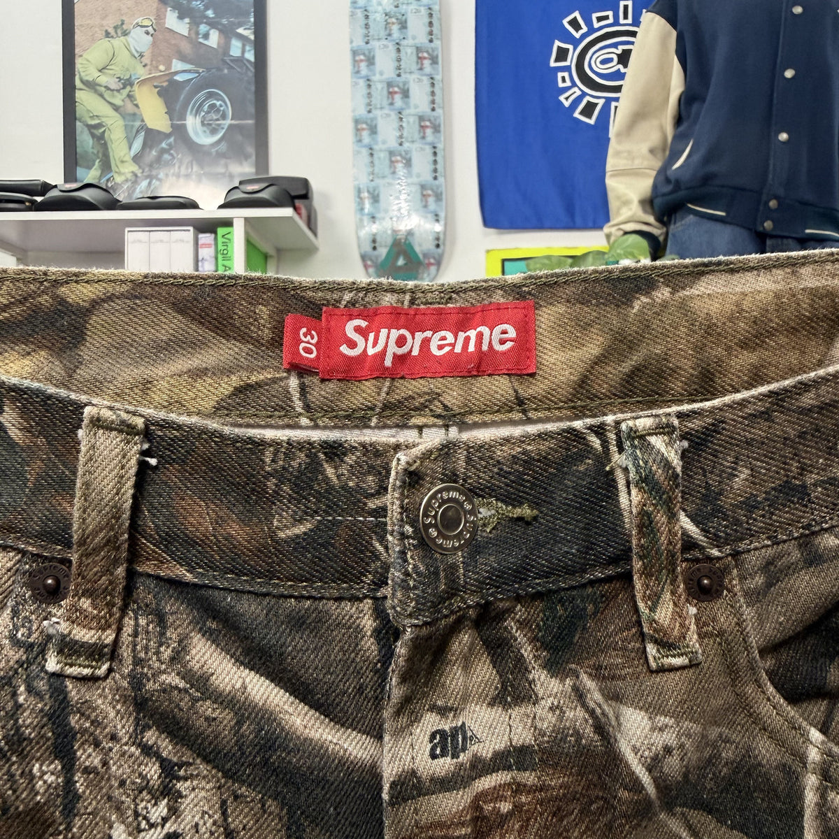 SUPREME FW25 REALTREE BAGGY DENIM JEANS