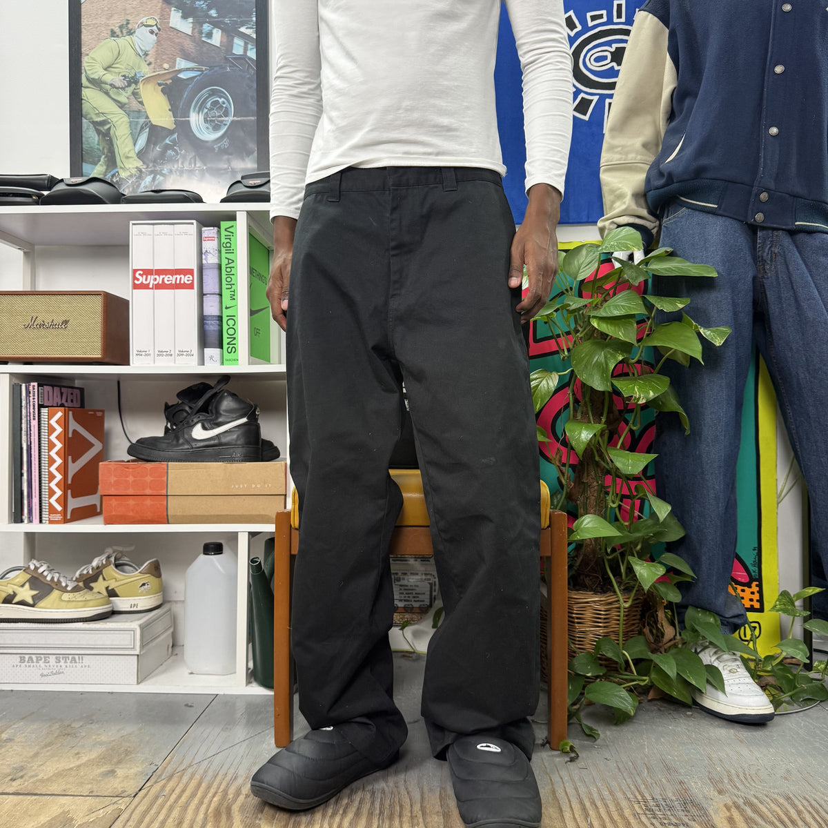 SUPREME FW26 BLACK WORK PANT