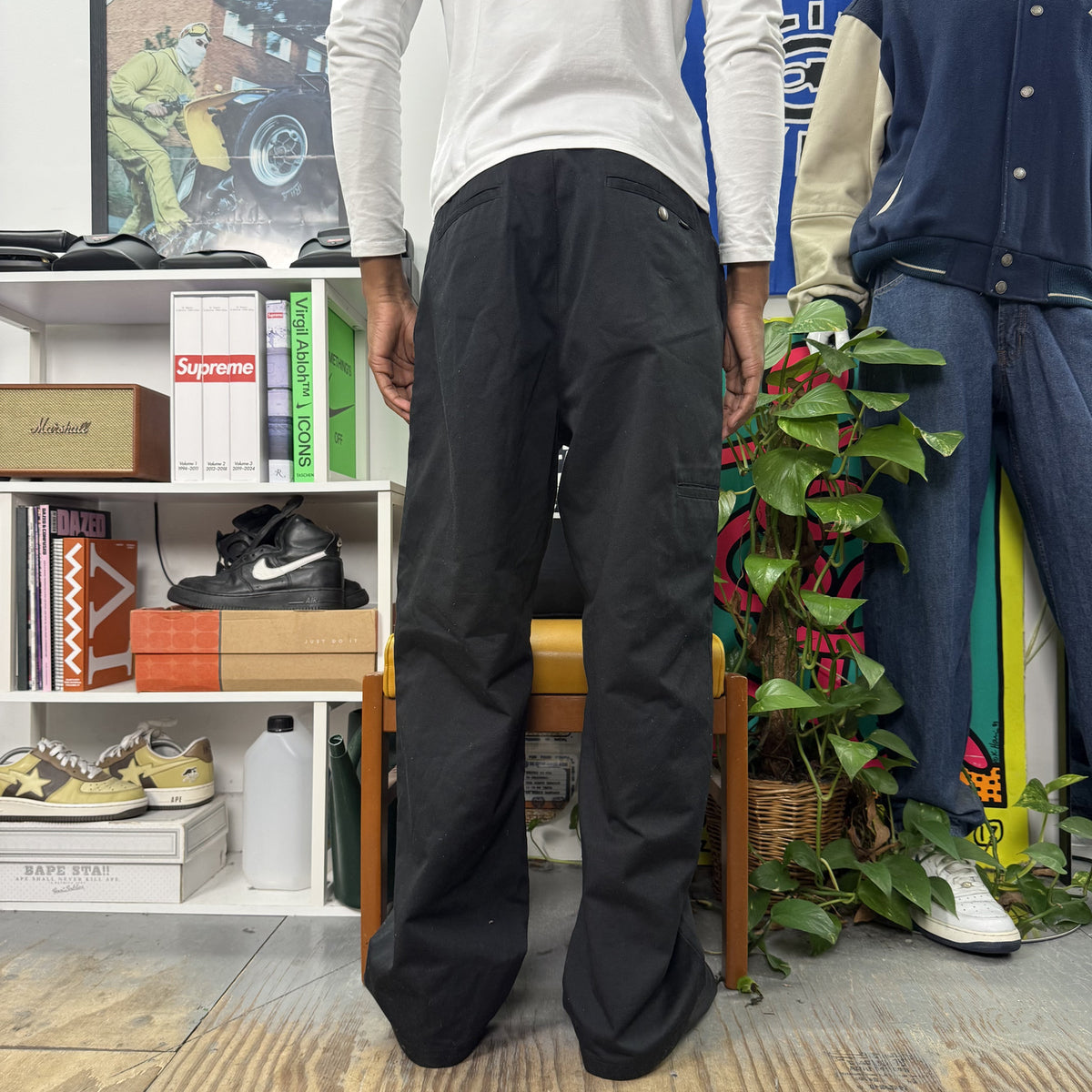 SUPREME FW26 BLACK WORK PANT
