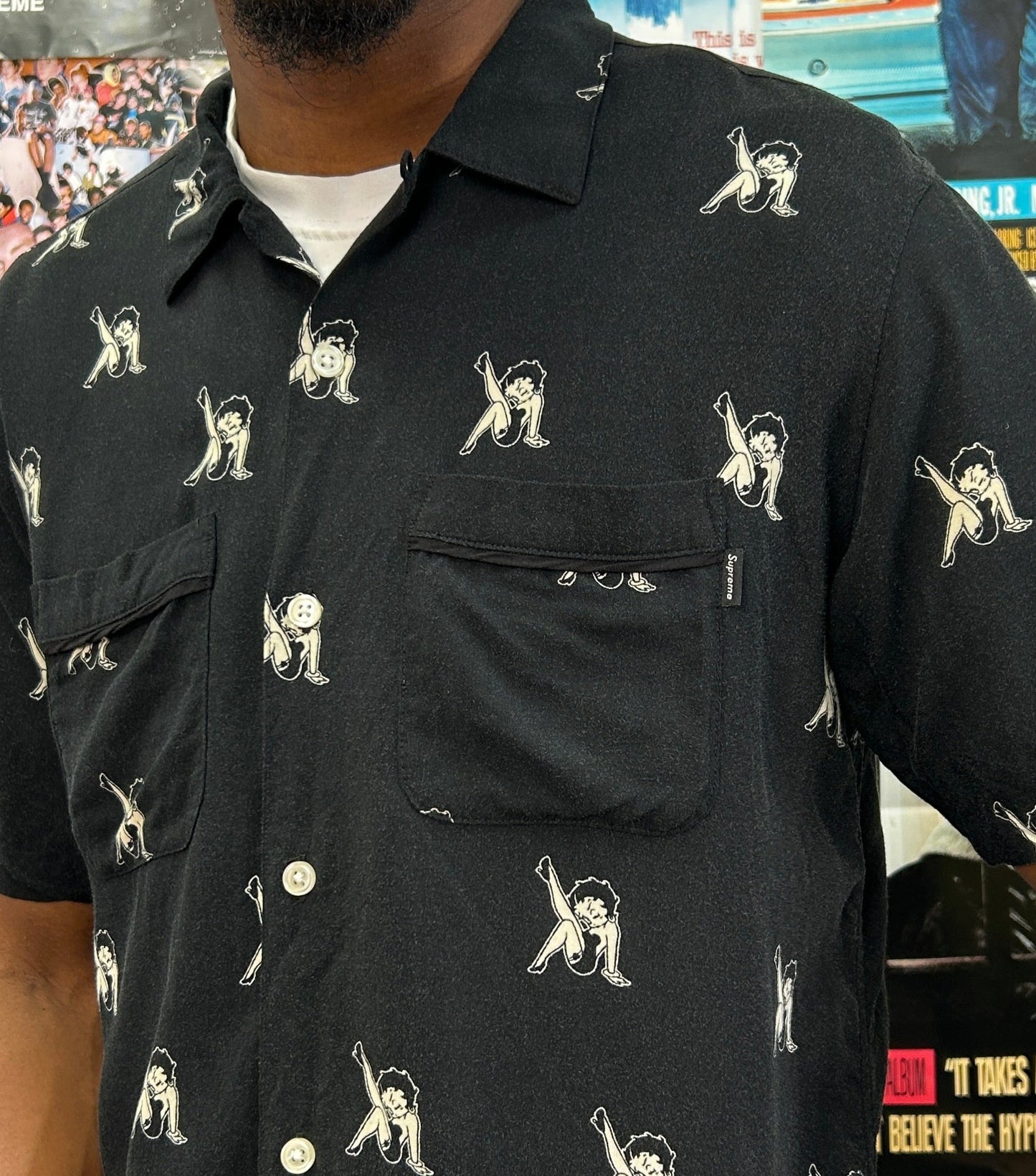 SUPREME SS16 BETTY BOOP SHIRT