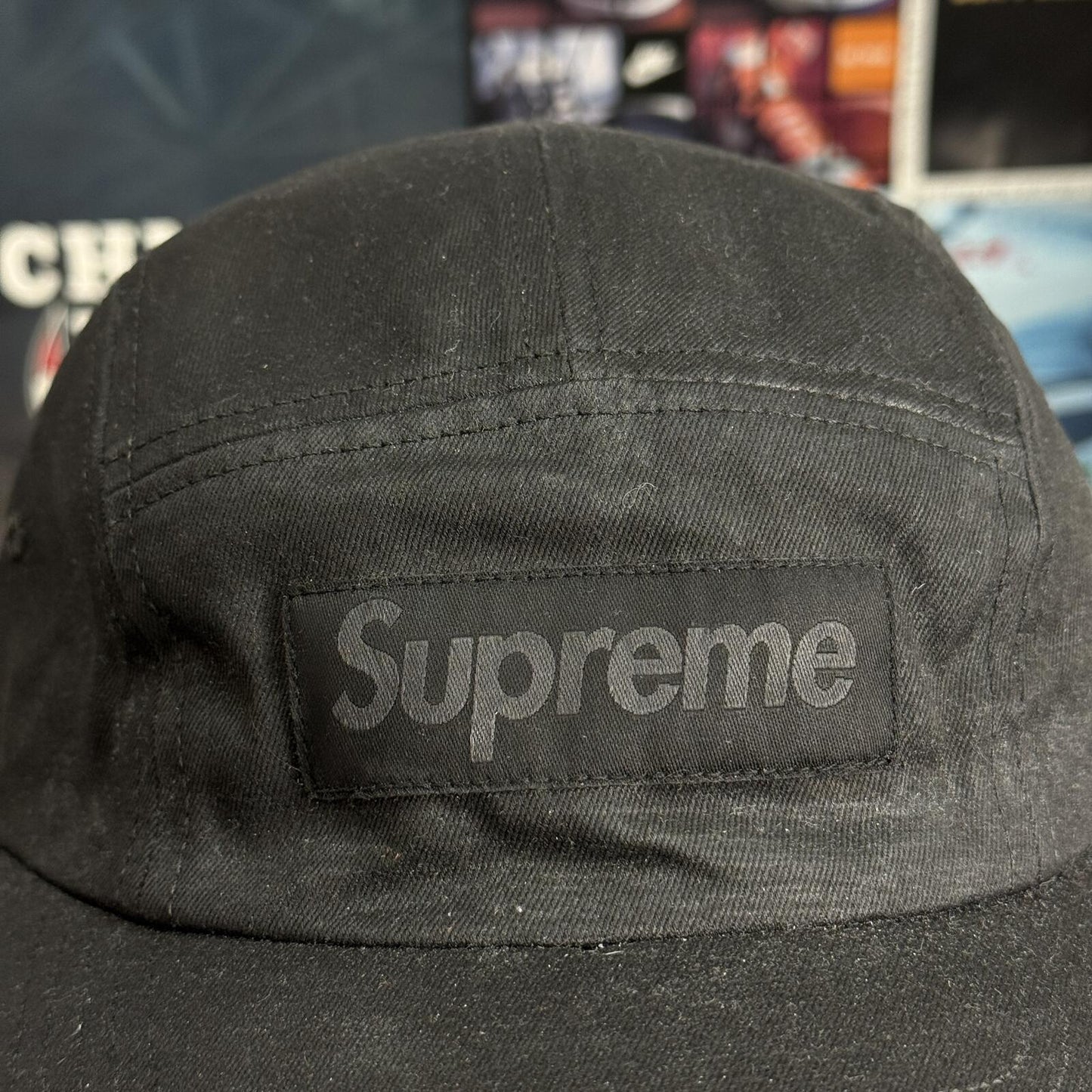 SUPREME SS24 MM6 MAISON MARGIELA PAINTED CAMP CAP