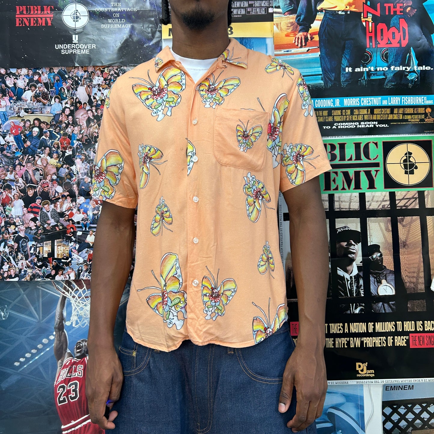 SS16 SUPREME BUTTERFLY GONZ SHIRT