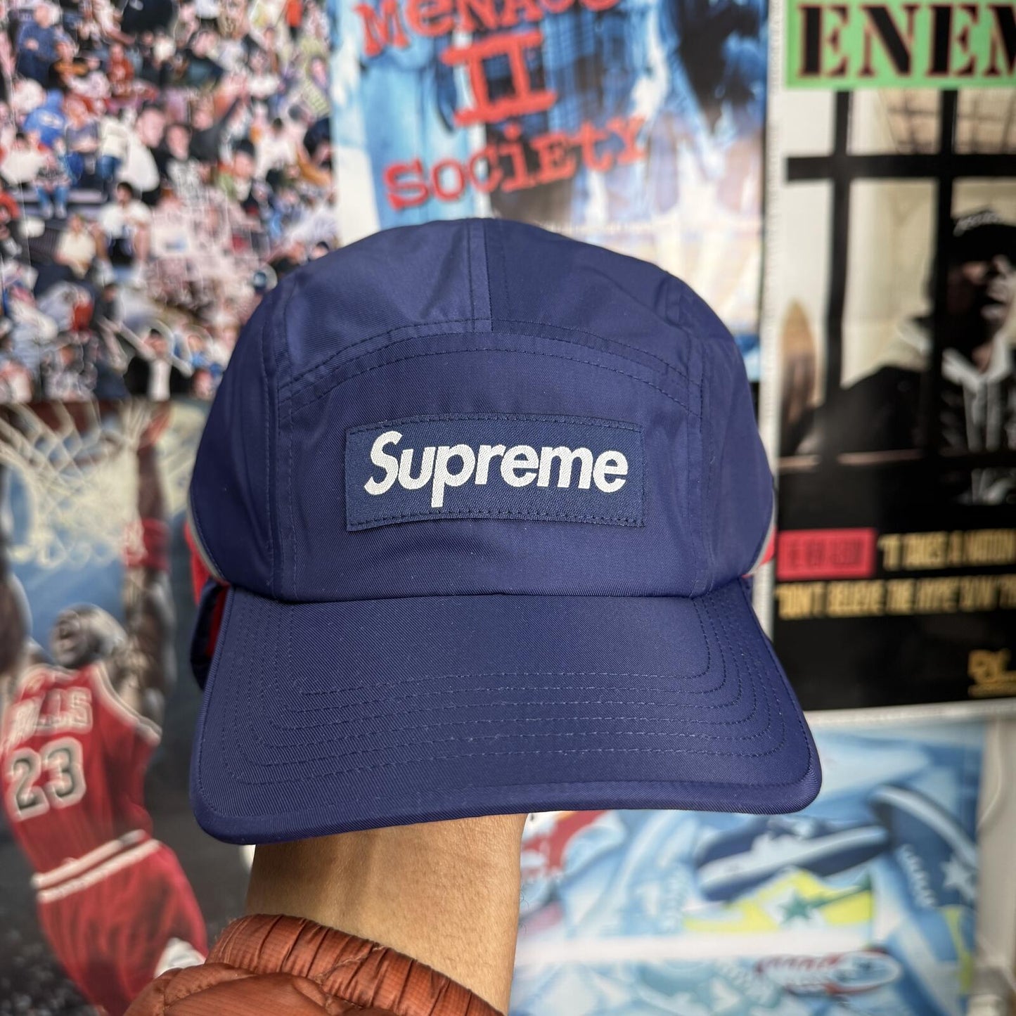 SUPREME POLARTEC LINED PACKABLE EARFLAP CAP