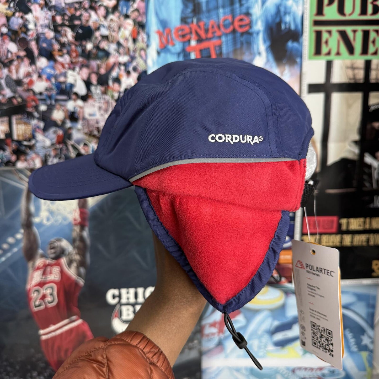 SUPREME POLARTEC LINED PACKABLE EARFLAP CAP