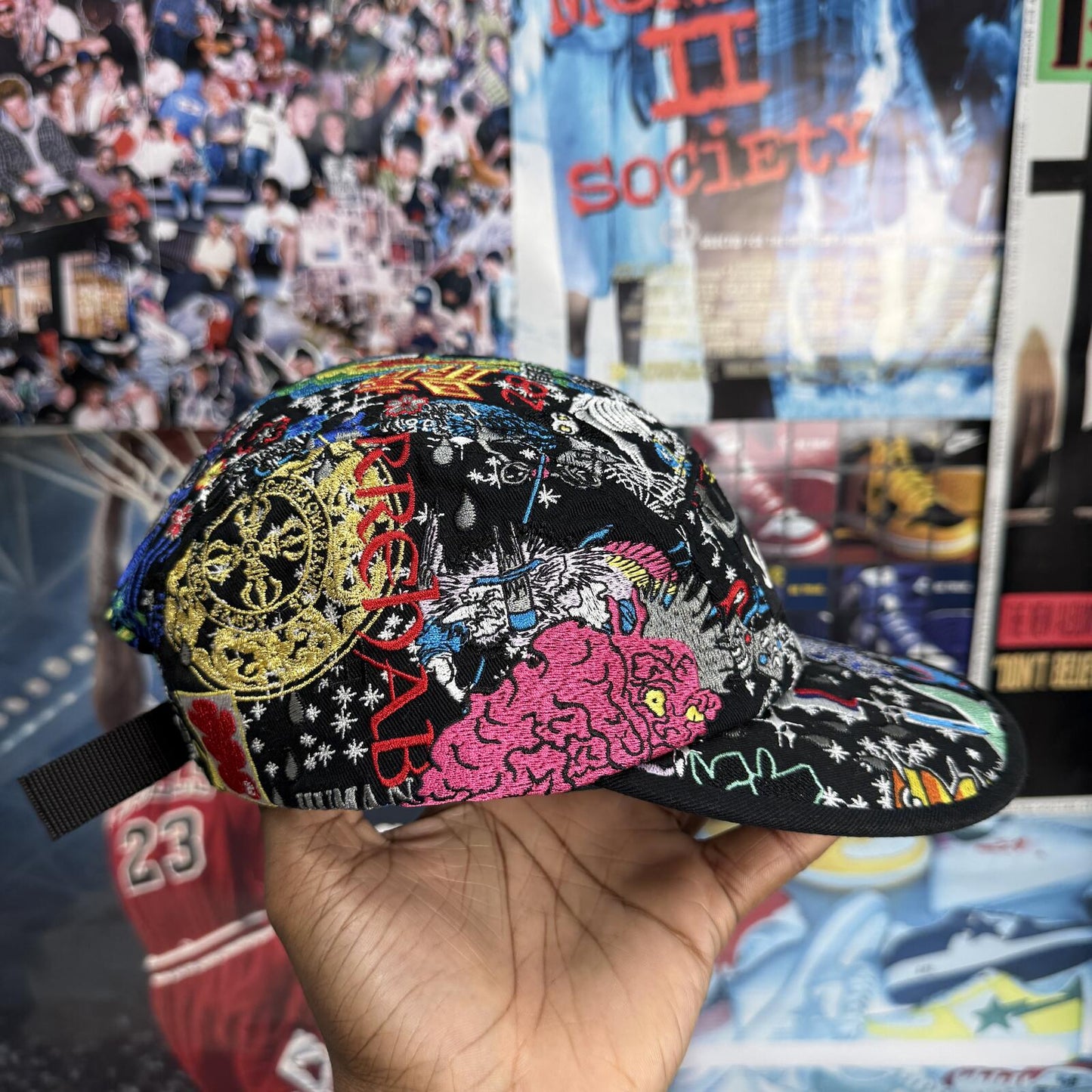 SUPREME SS25 AOI EMBROIDERED CAMP CAP