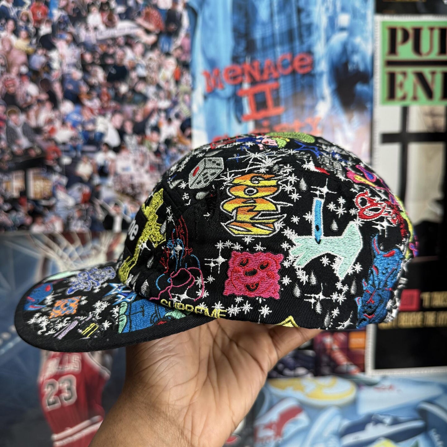 SUPREME SS25 AOI EMBROIDERED CAMP CAP