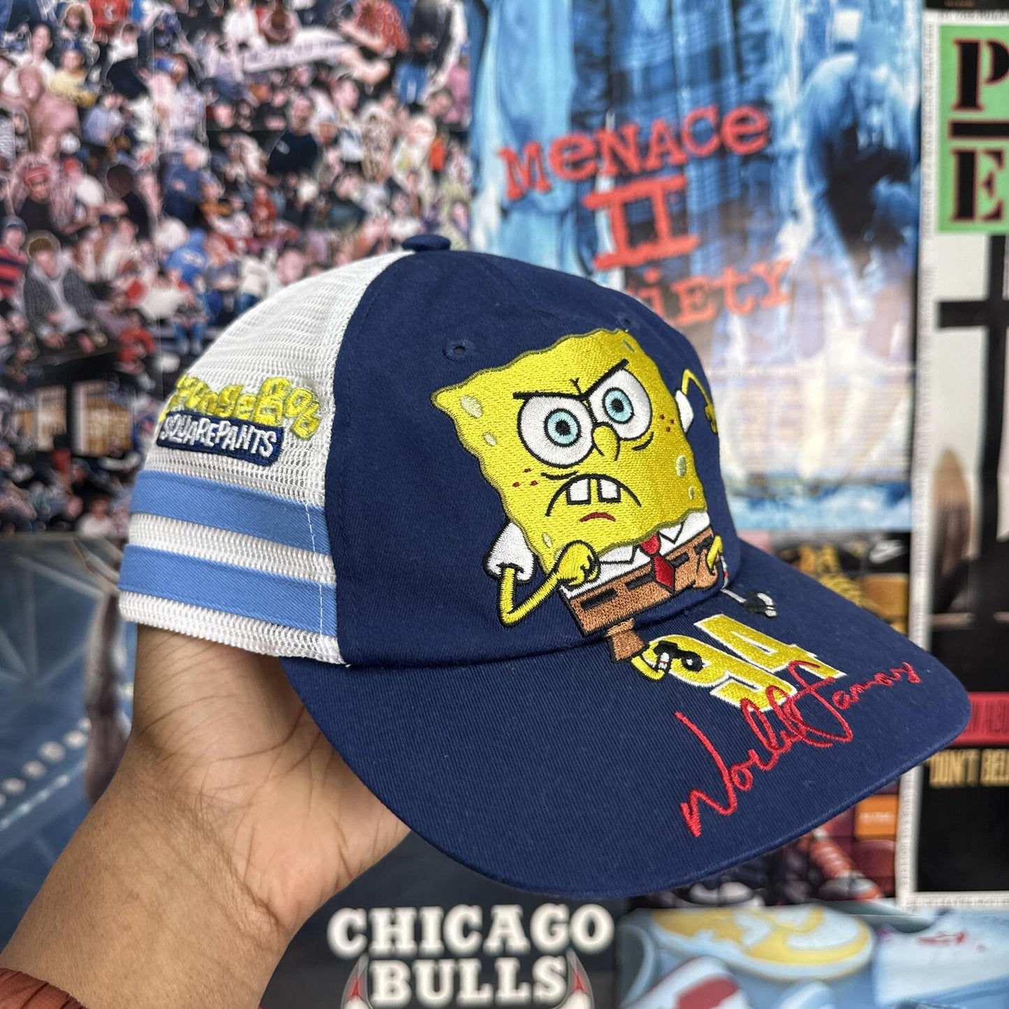 SUPREME SS25 SPONGEBOB JEFF HAMILTON MESH BACK 6 PANEL TRUCKER CAP