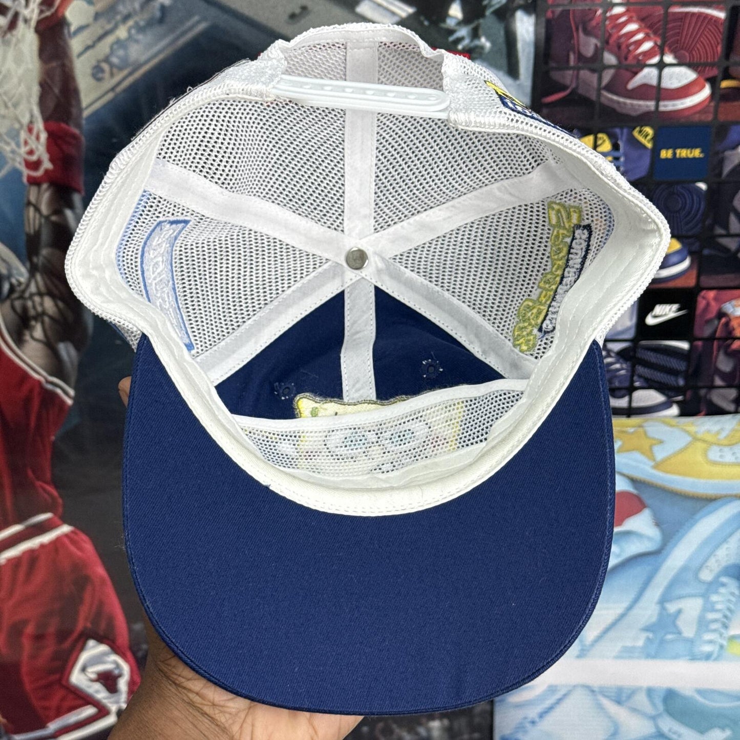 SUPREME SS25 SPONGEBOB JEFF HAMILTON MESH BACK 6 PANEL TRUCKER CAP