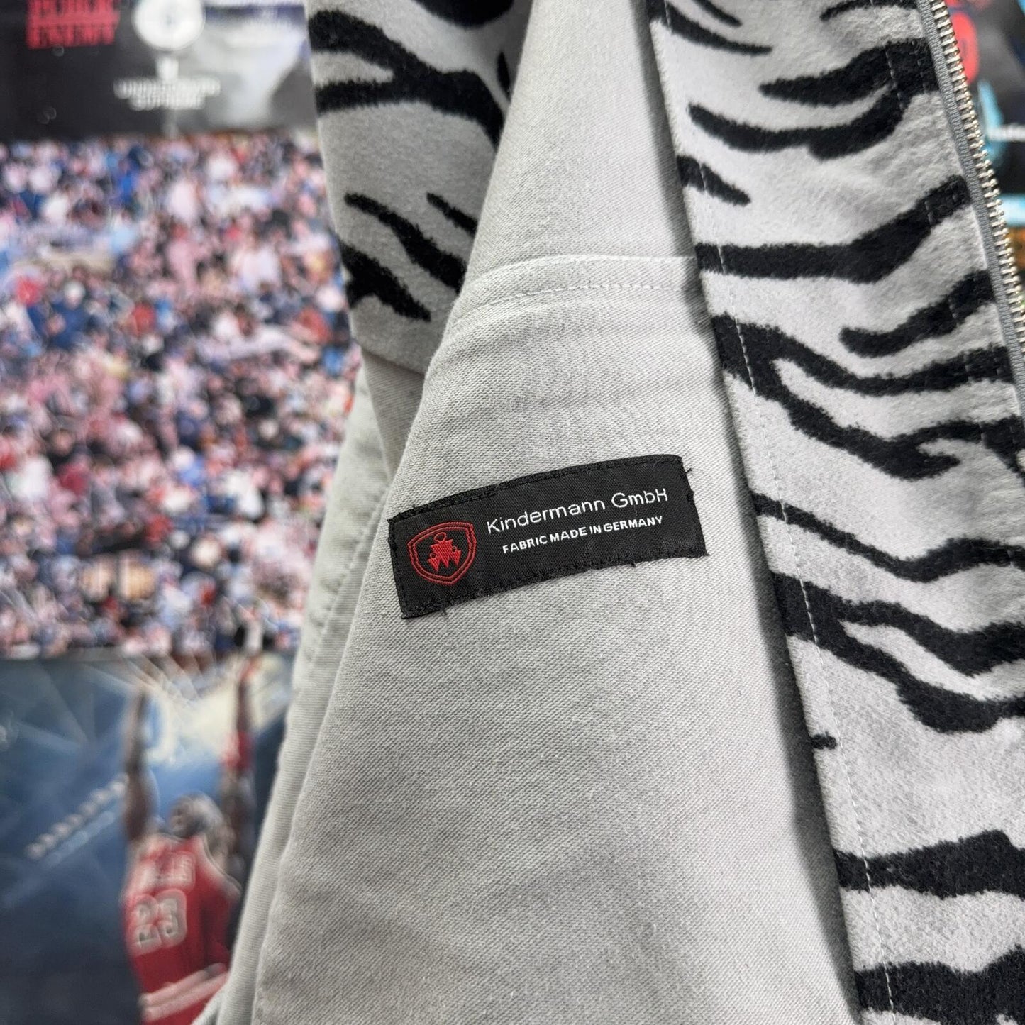 SUPREME SS25 MOLESKIN ZEBRA WORK JACKET