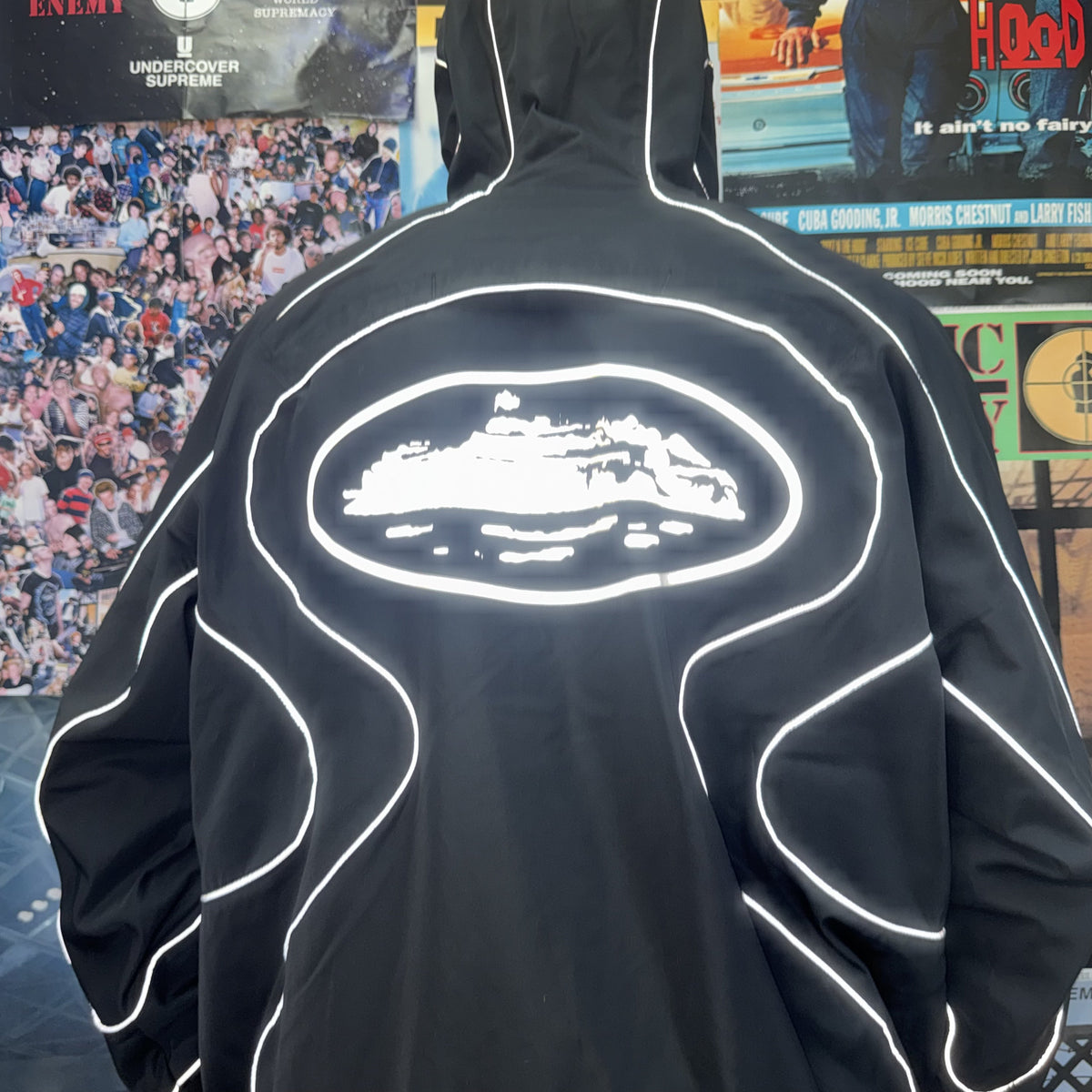CORTEIZ NIKE BLACK REFLECTIVE JACKET