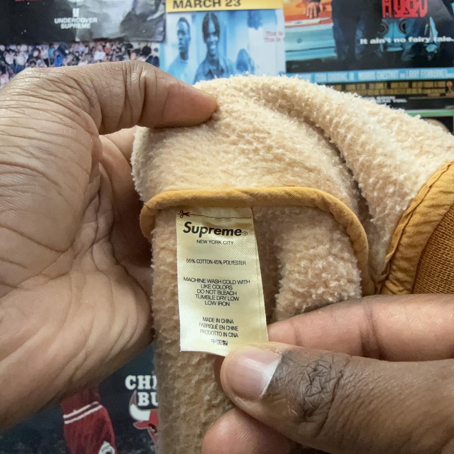 SUPREME FW21 TRUE RELIGION ORANGE ZIP UP HOODIE