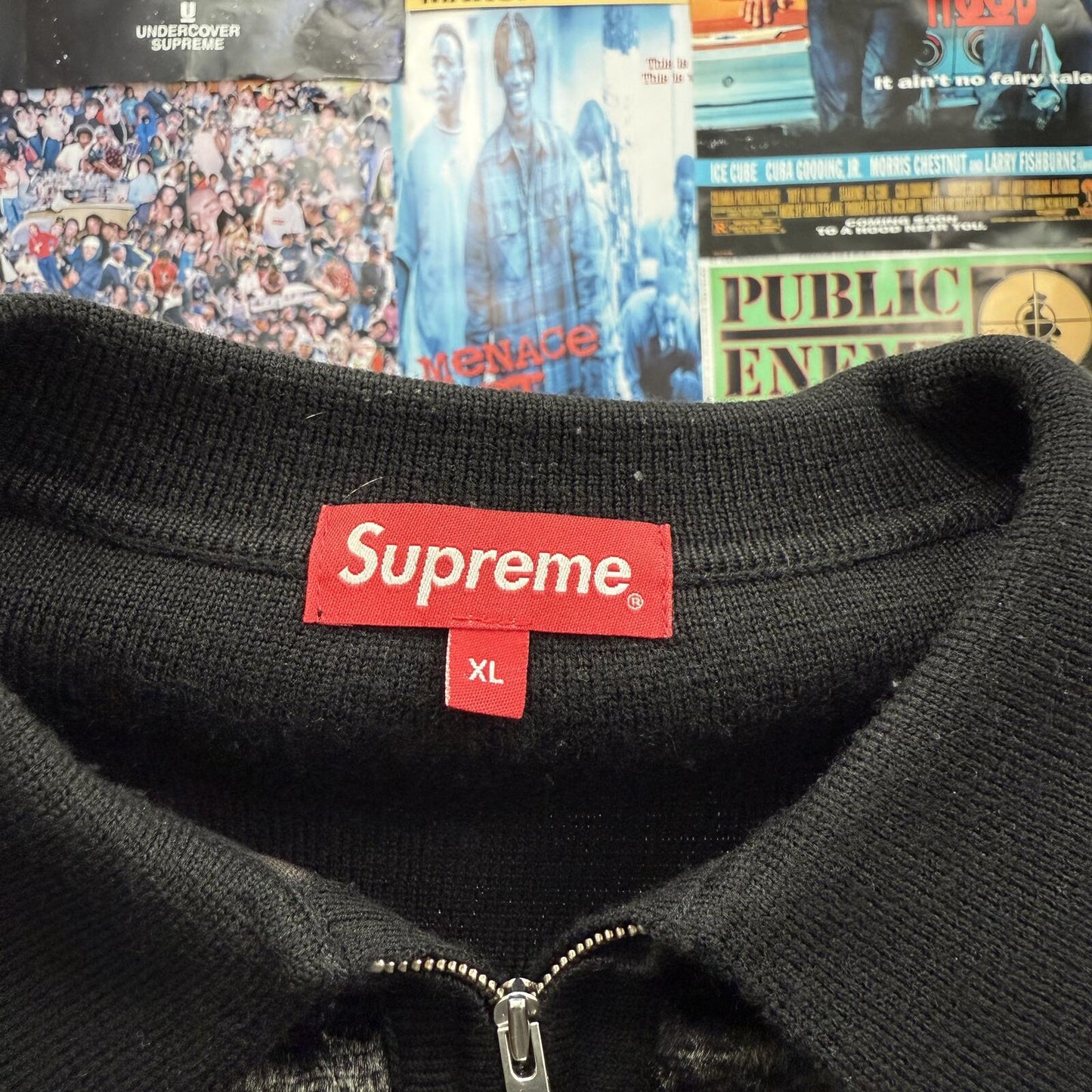 SUPREME FW22 FAUX FUR ZIP UP CARDIGAN