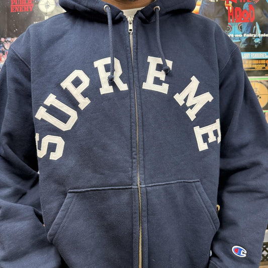 SUPREME SS24 CHAMPION ZIP UP HOODIE