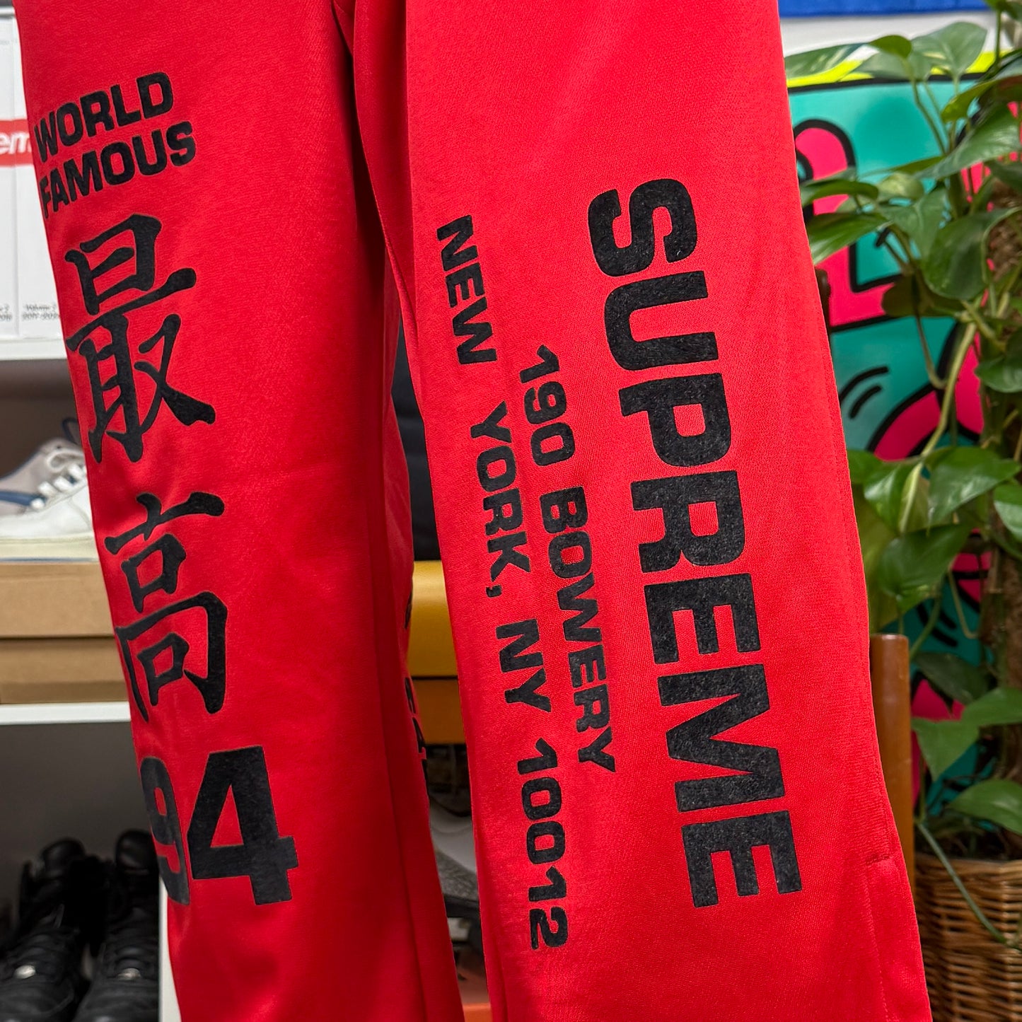 SUPREME SS25 WORLDWIDE TRICOT TRACK PANT