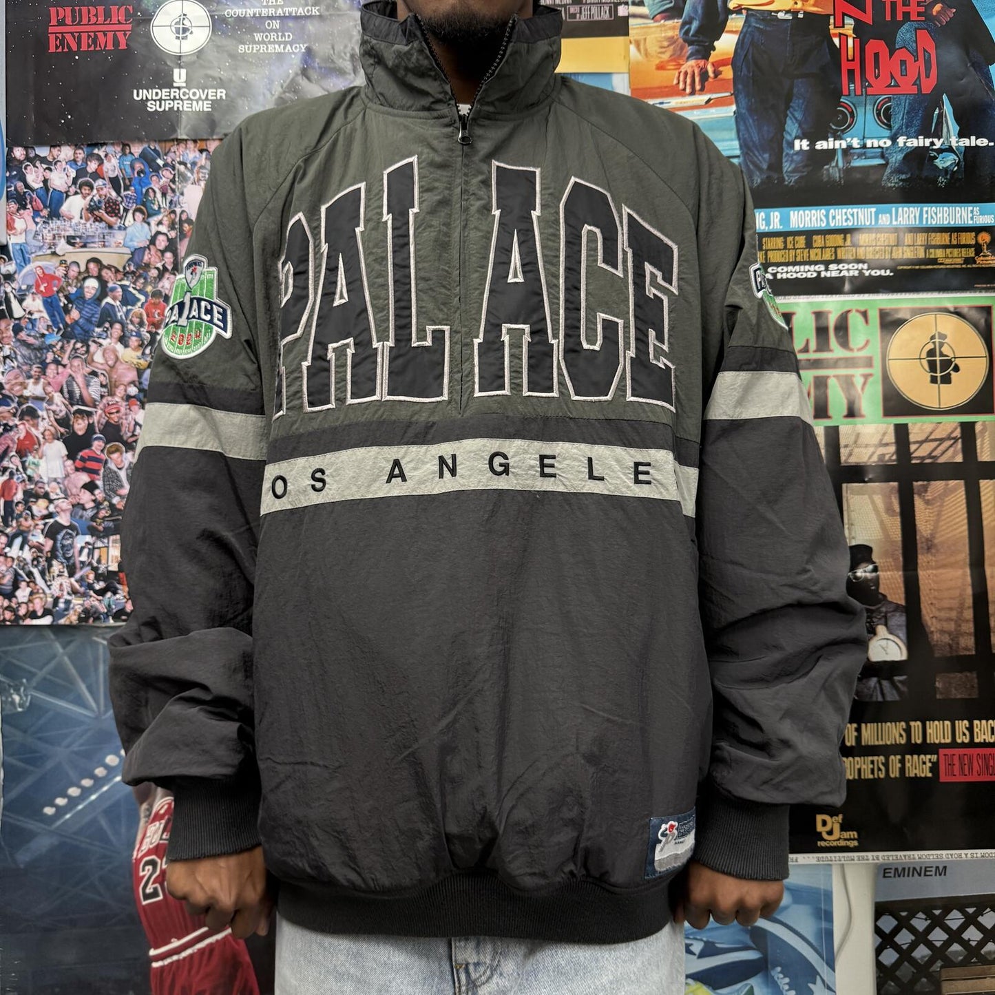 PALACE FW24 BREAKOUT HALF ZIP BOMBER JACKET