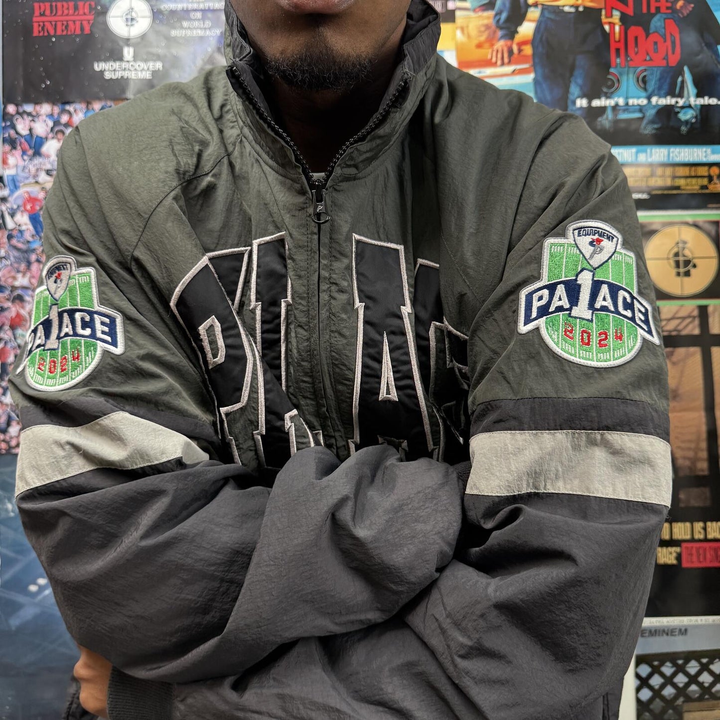 PALACE FW24 BREAKOUT HALF ZIP BOMBER JACKET