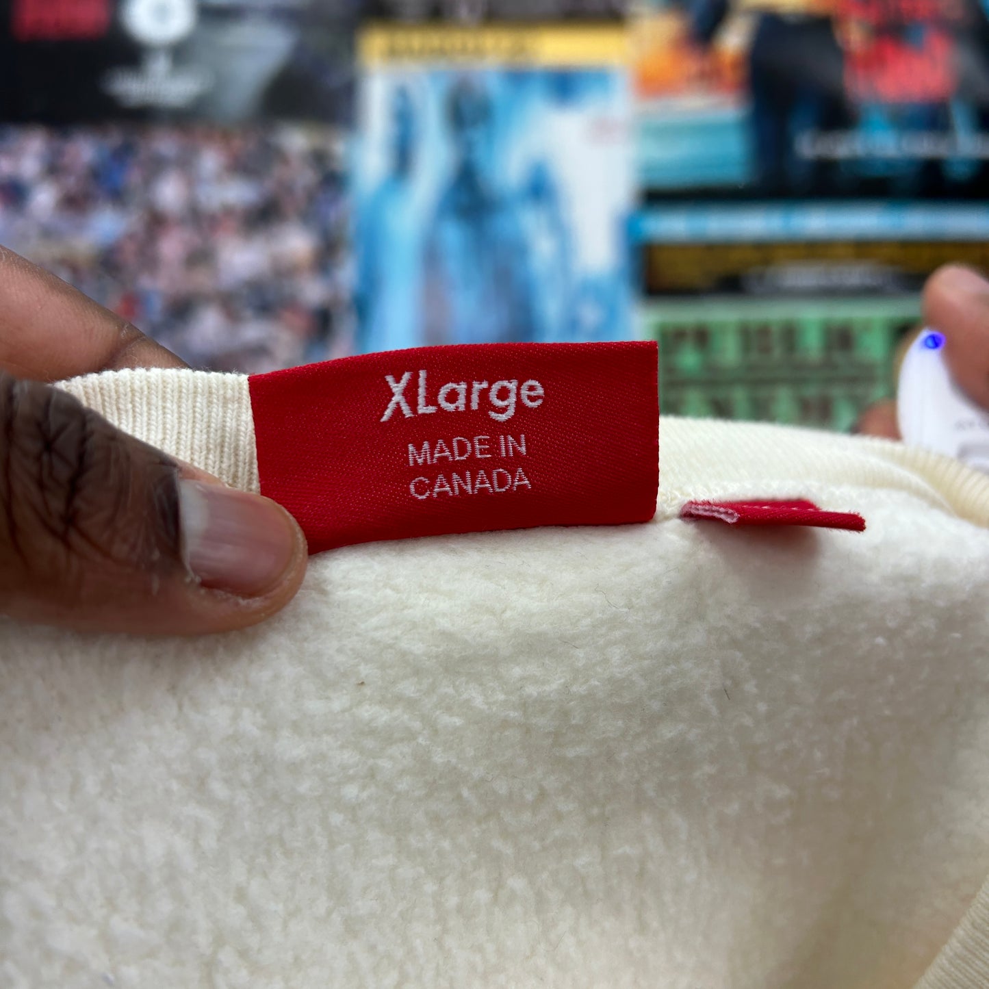 VINTAGE CREAM SUPREME ARC CREWNECK