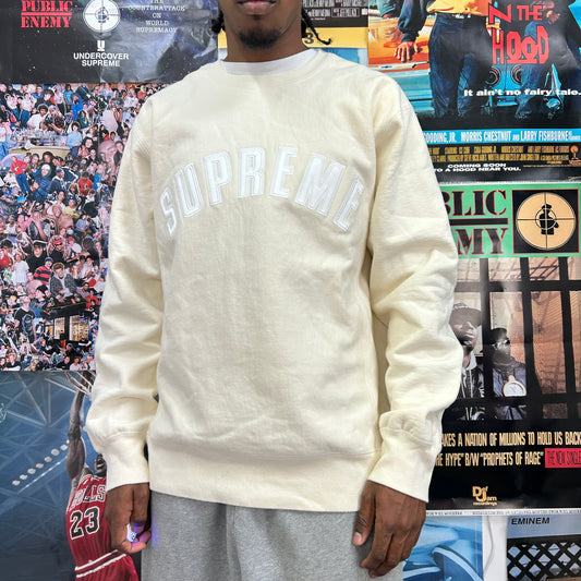 VINTAGE CREAM SUPREME ARC CREWNECK