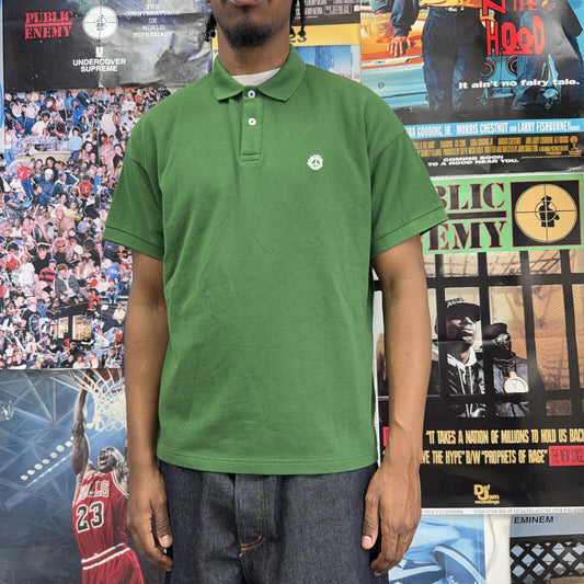 DENIM TEARS GREEN PEACE WREATH POLO