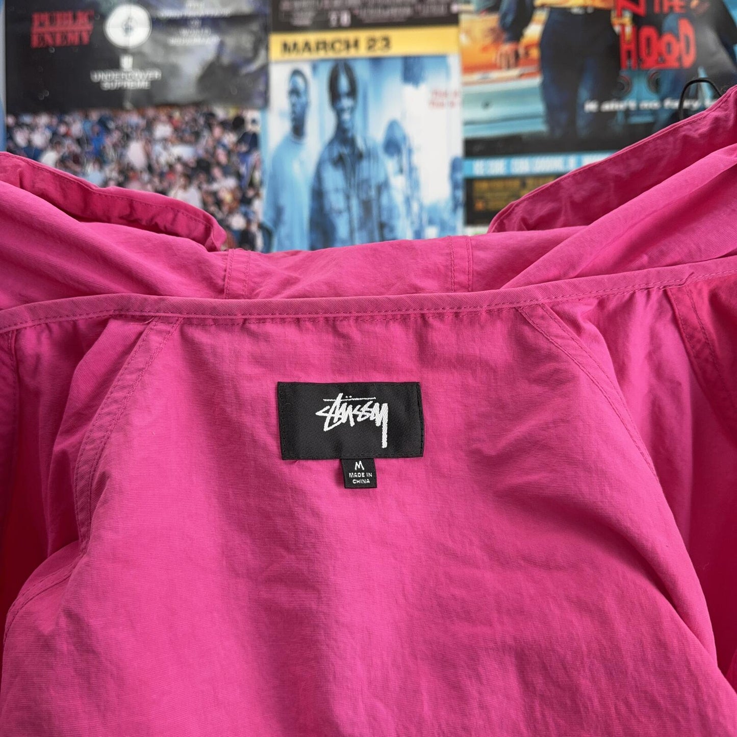 STUSSY WAVE DYE BEACH SHELL JACKET