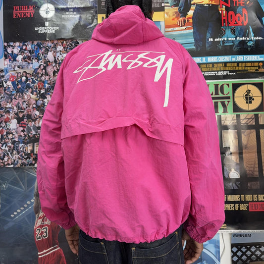 STUSSY WAVE DYE BEACH SHELL JACKET