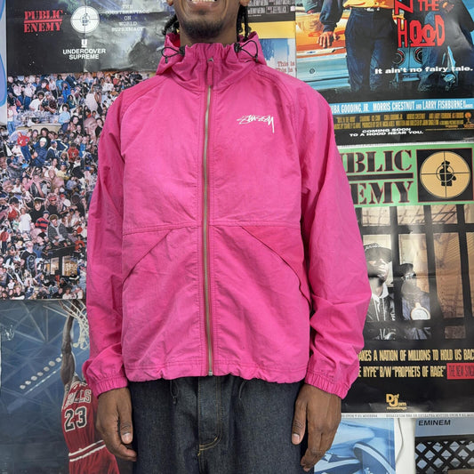 STUSSY WAVE DYE BEACH SHELL JACKET
