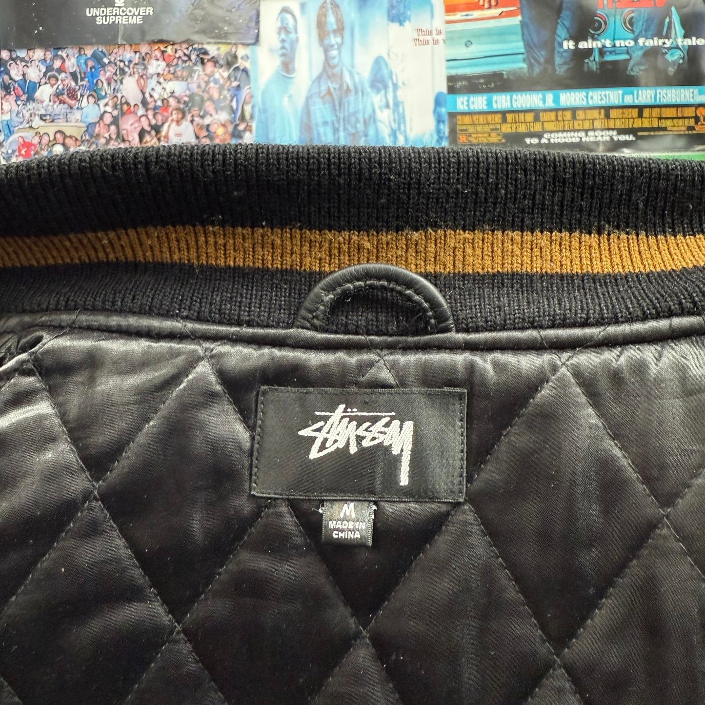 STUSSY 40TH ANNIVERSARY IST VARSITY JACKET