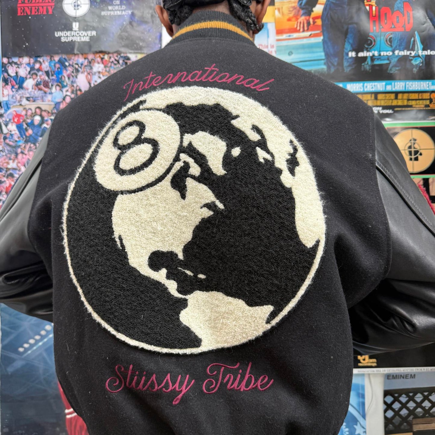 STUSSY 40TH ANNIVERSARY IST VARSITY JACKET