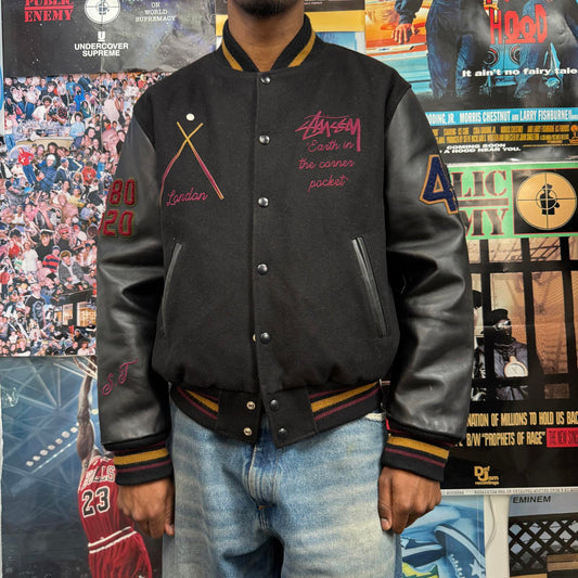 STUSSY 40TH ANNIVERSARY IST VARSITY JACKET