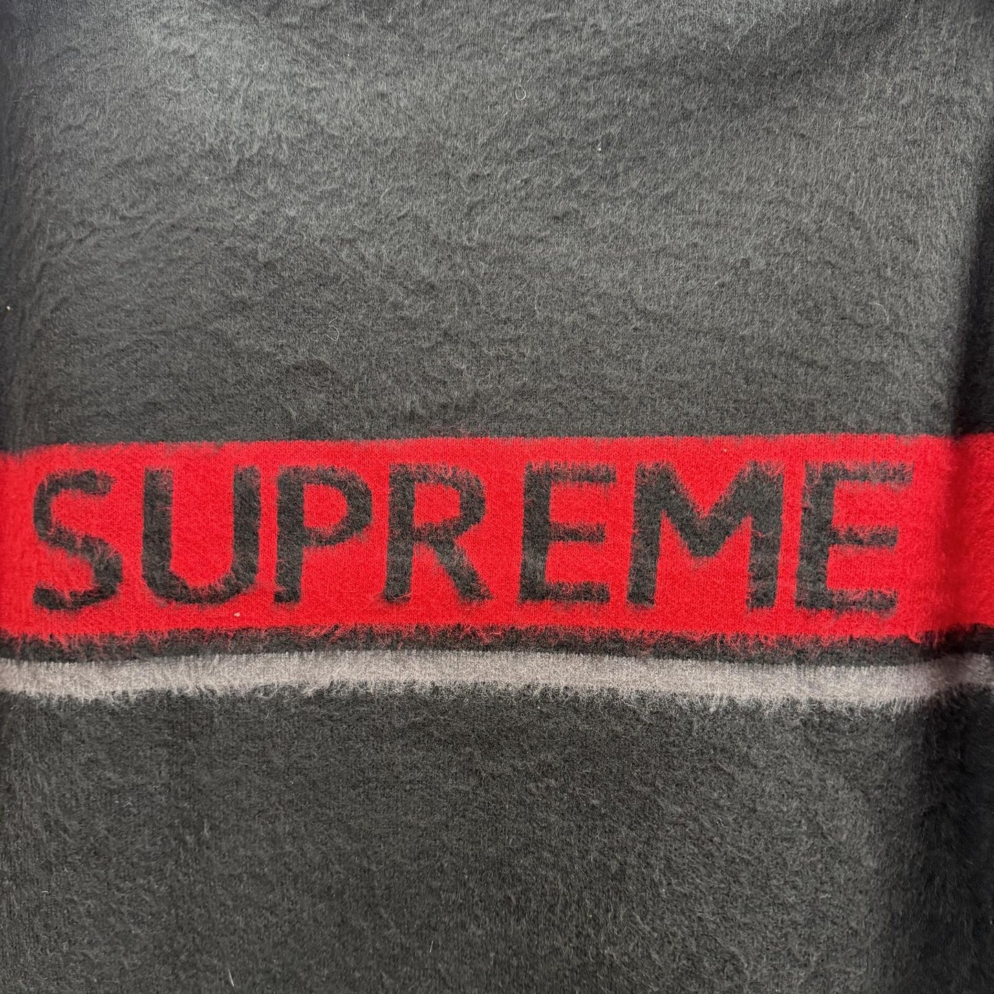 SUPREME FW25 BRUSHED STRIPE SWEATER