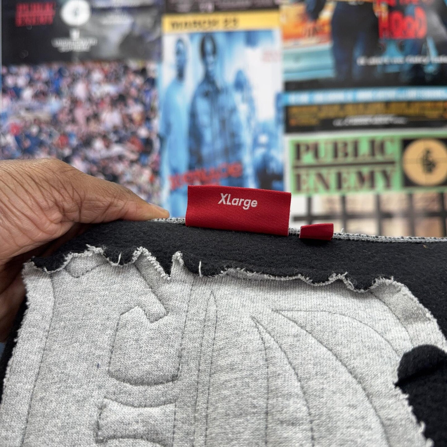 SUPREME SS26 CUT OUT ZIP UP HOODIE