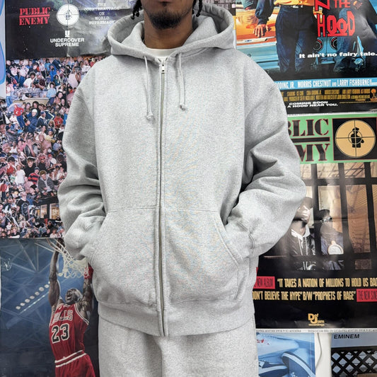 SUPREME SS26 CUT OUT ZIP UP HOODIE