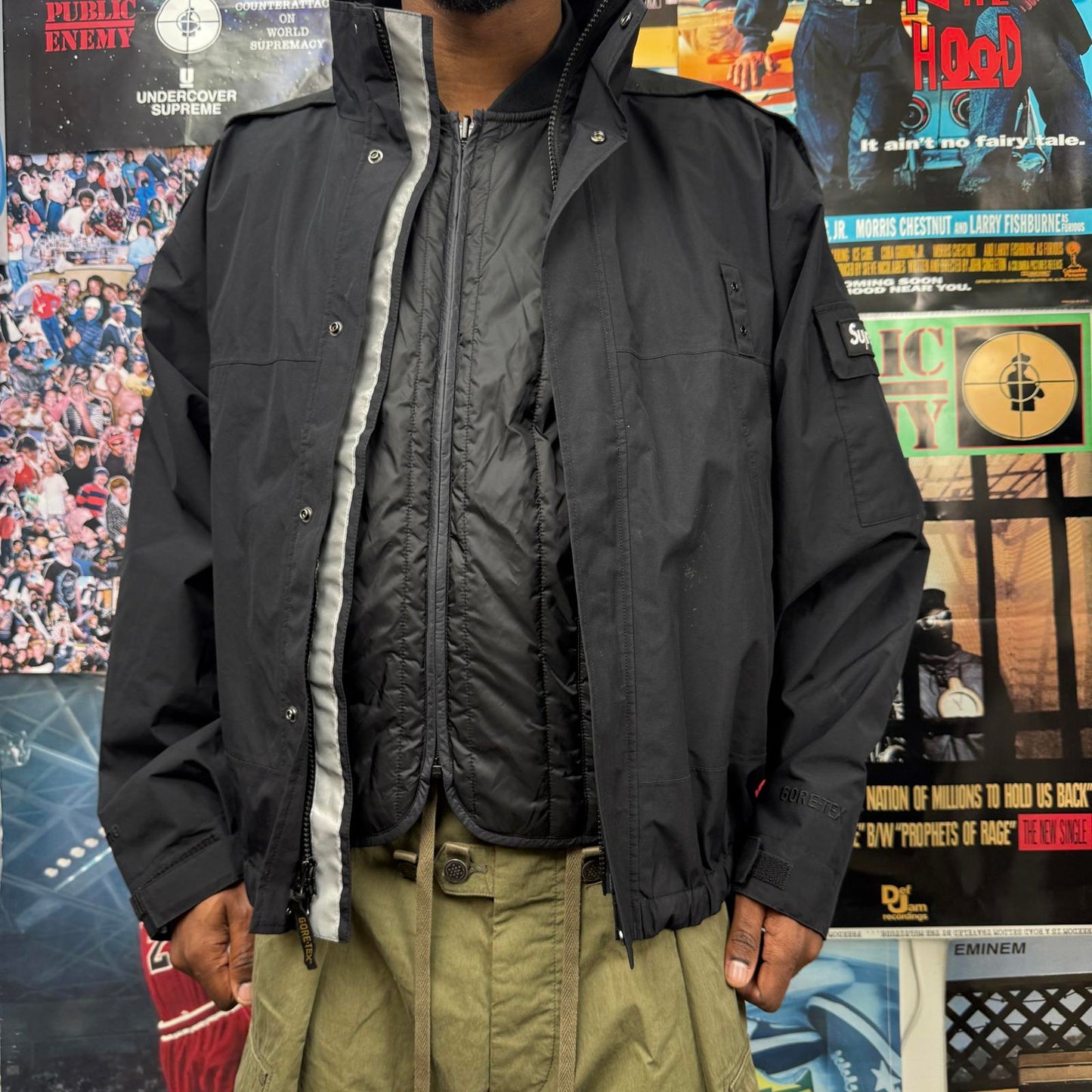 SUPREME SS25 2 IN 1 GORETEX SHELL + QUILTED LINER VEST (NO HOOD)