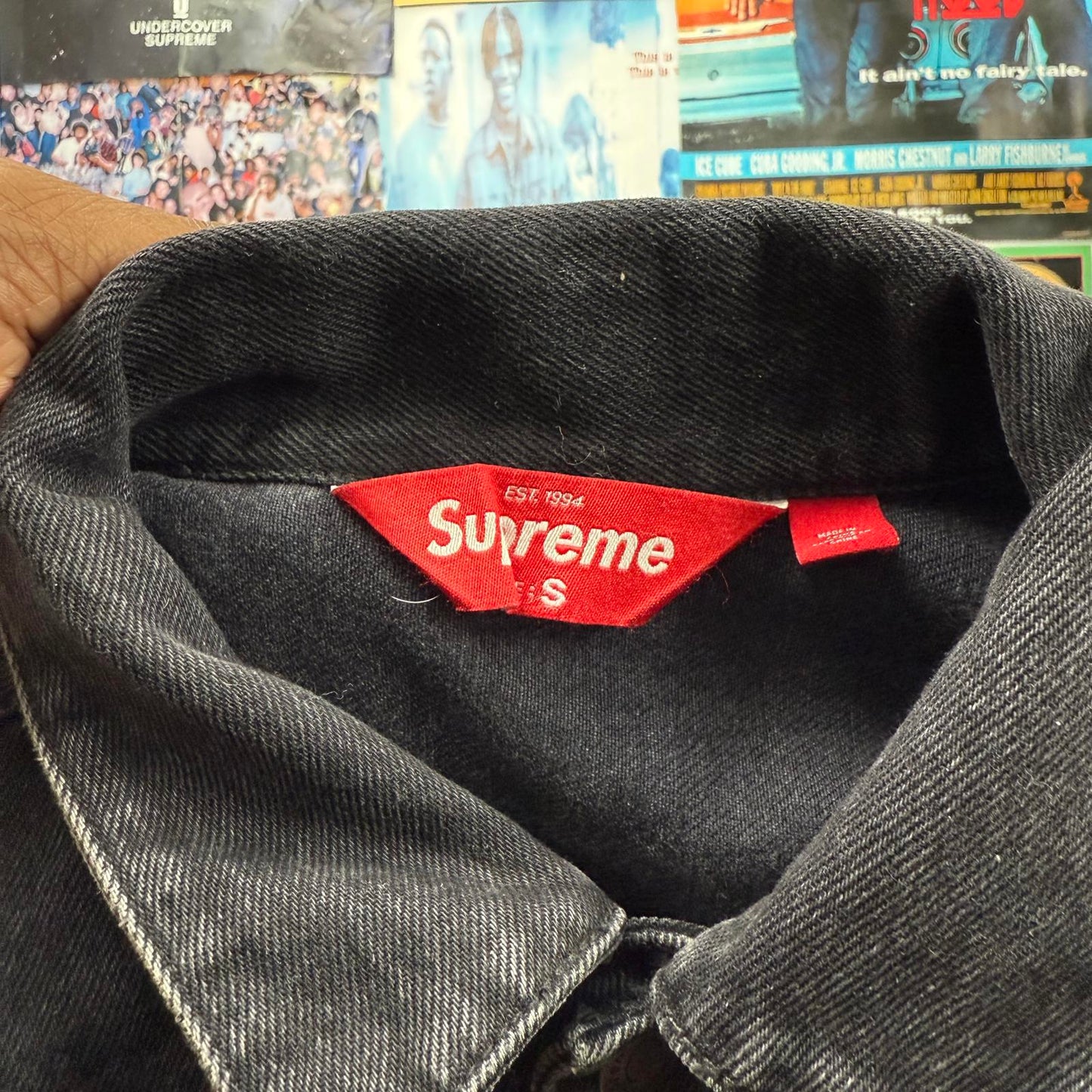 SUPREME SS25 DENIM TRUCKER JACKET