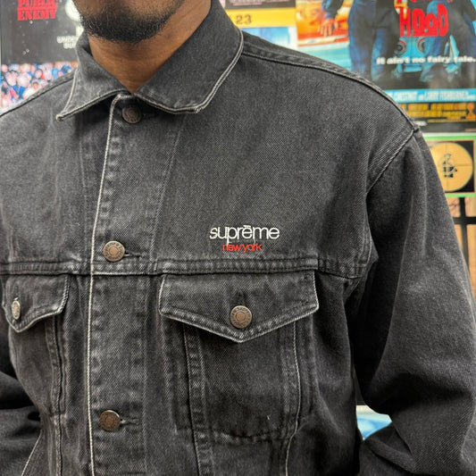 SUPREME SS25 DENIM TRUCKER JACKET