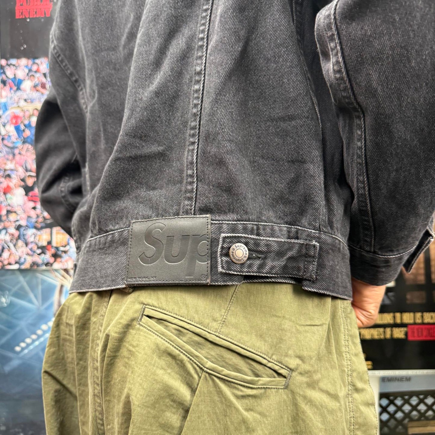 SUPREME SS25 DENIM TRUCKER JACKET