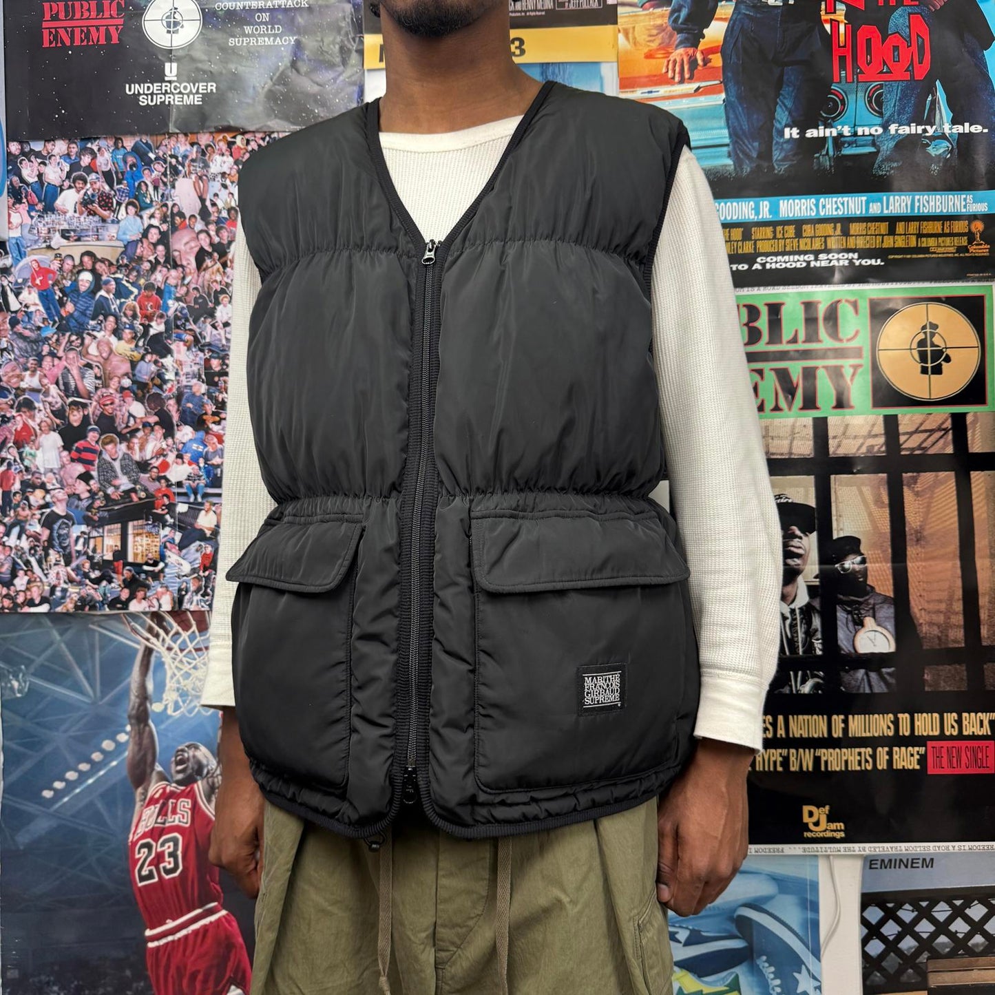 SUPREME SS25 MARITHE FRANCOIS GIRBAUD DOWN PUFFER VEST