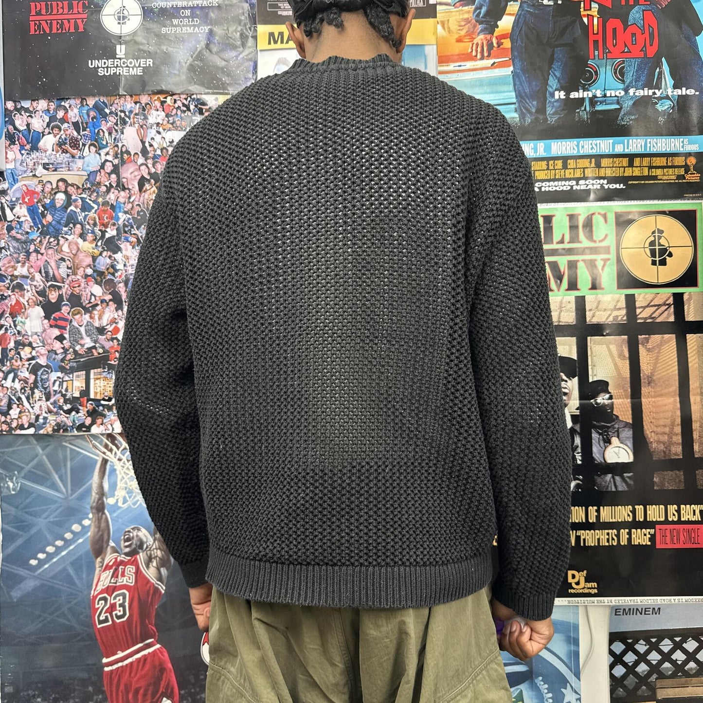 SUPREME FW24 WAFFLE SMALL BOX KNIT SWEATER