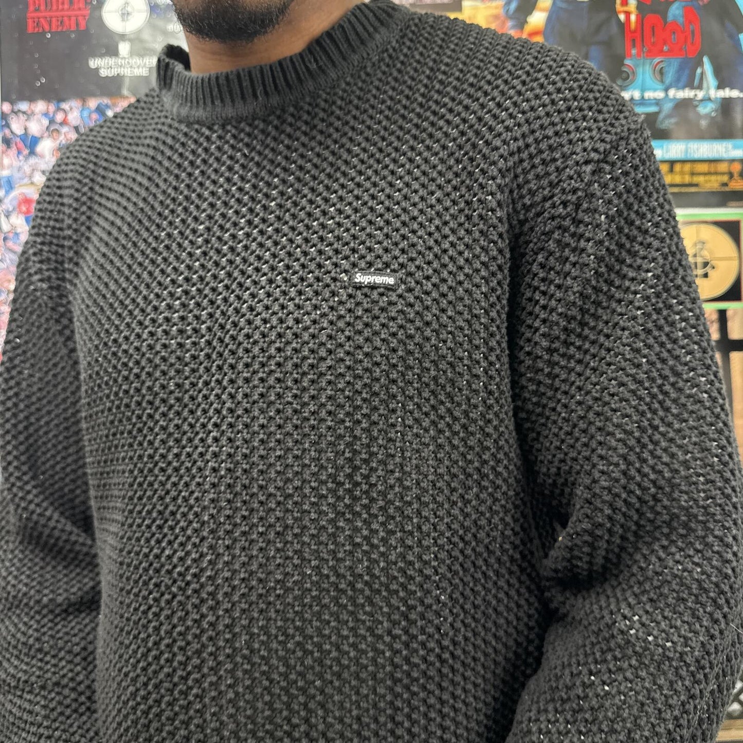 SUPREME FW24 WAFFLE SMALL BOX KNIT SWEATER