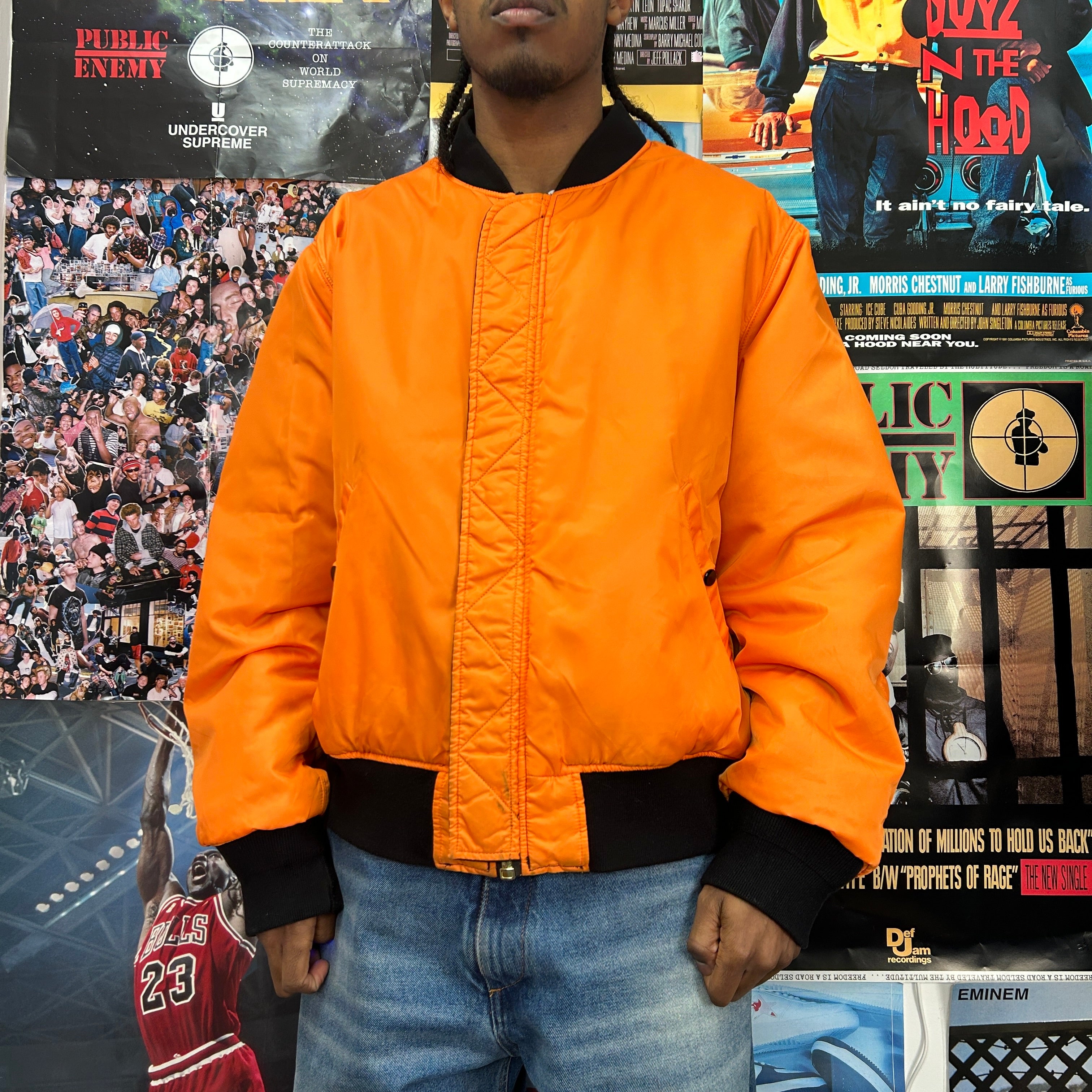 SUPREME GLOBE MA-1 BOMBER JACKET