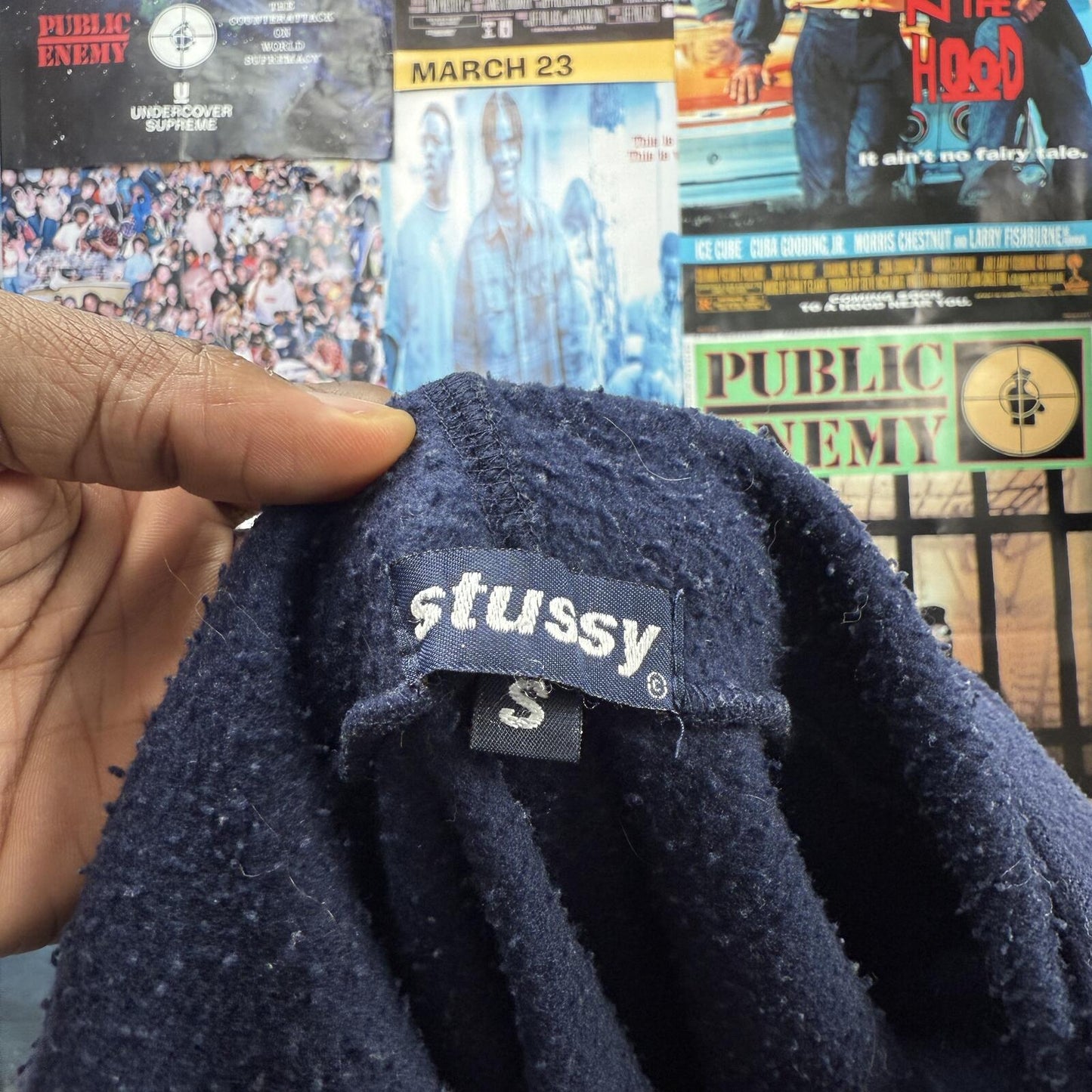 STUSSY SPORT 2000s FLEECE HOODIE