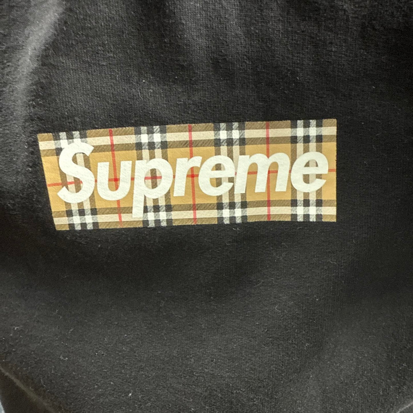 SUPREME BURBERRY SS22 BOX LOGO HOODED SWEATSHIRT