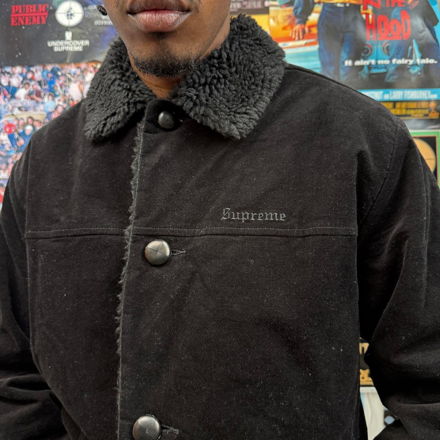SUPREME FW24 KINDERMANN UNCUT CORDUROY CAR COAT