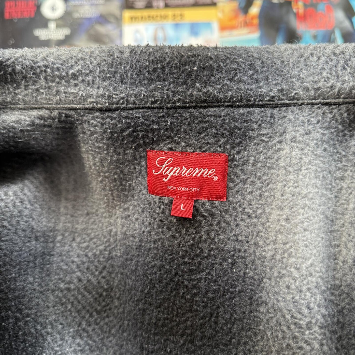 SUPREME FW20 SHADOW PLAID FLEECE SHIRT