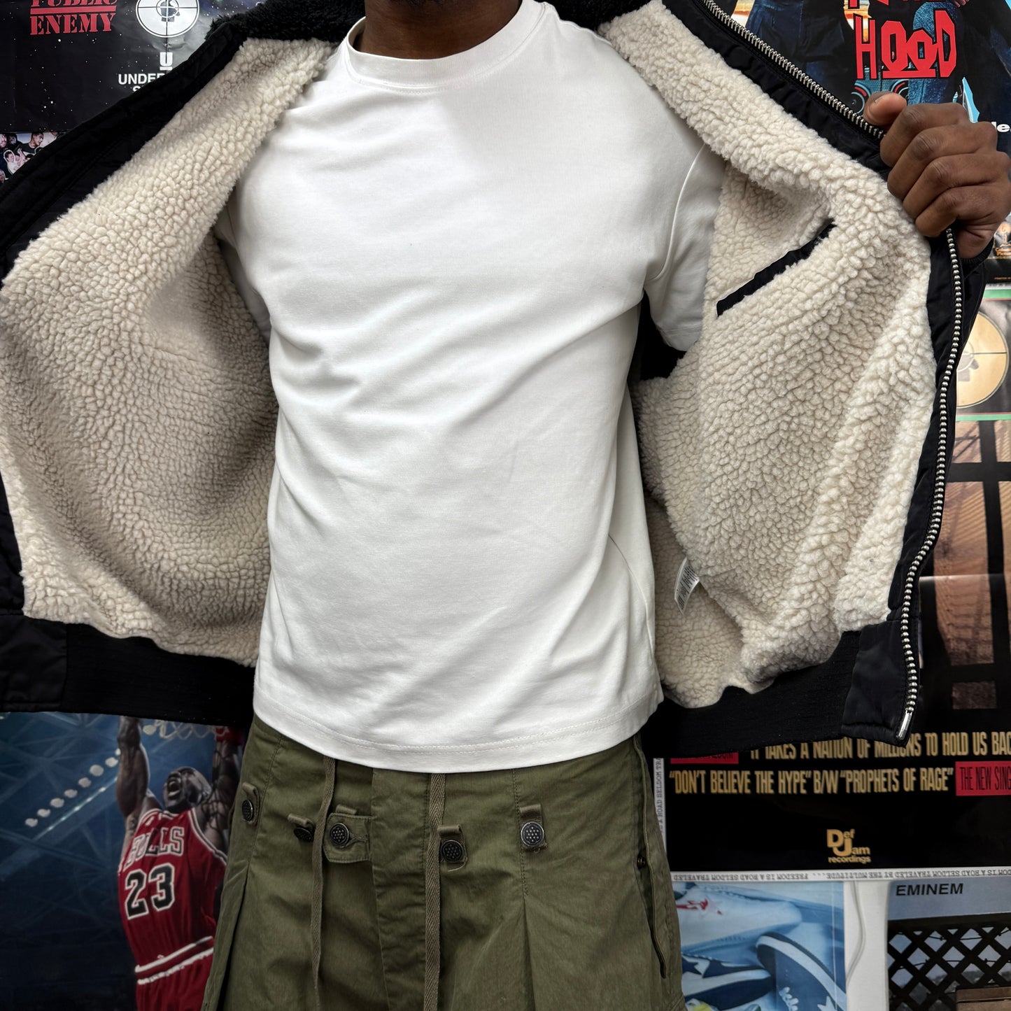 SUPREME FW23 DICKIES FUR COLLAR WORK JACKET