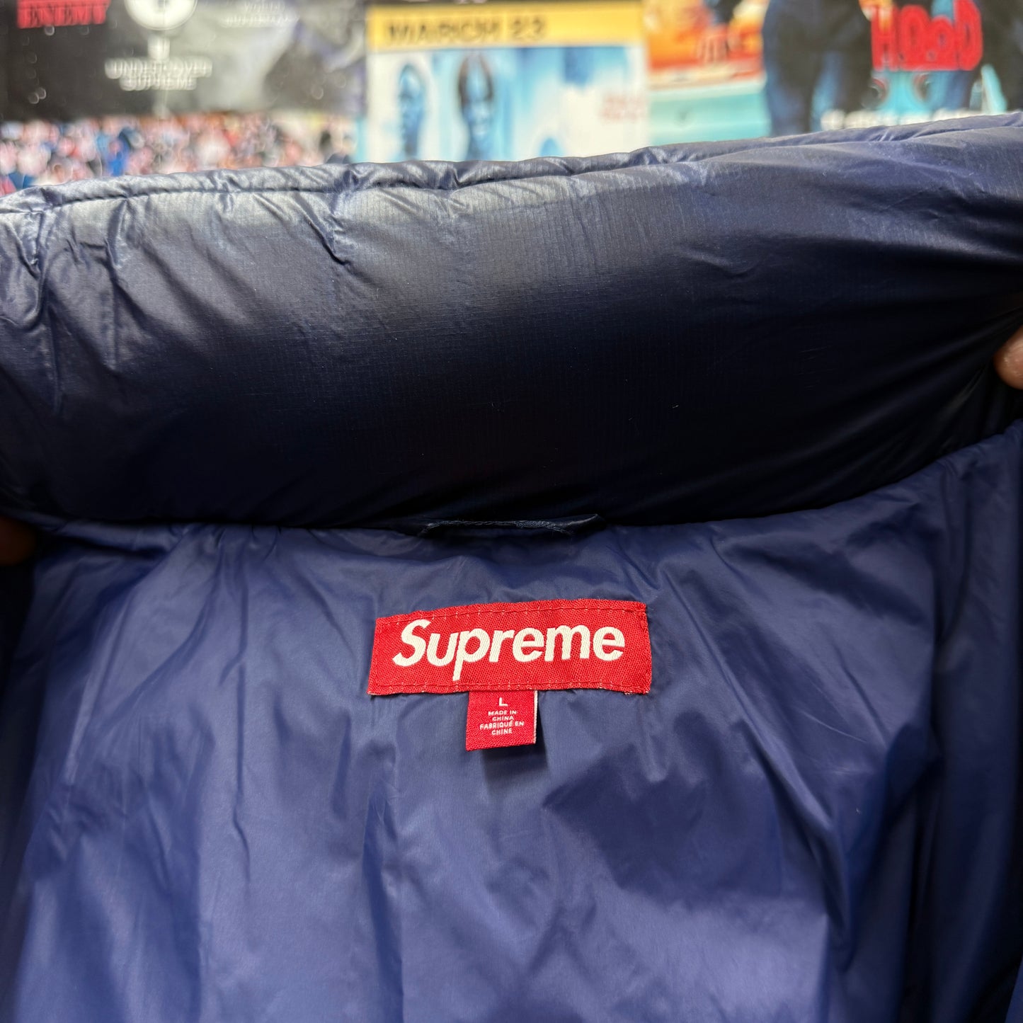SUPREME FW23 FEATHERWEIGHT DOWN PUFFER JACKET