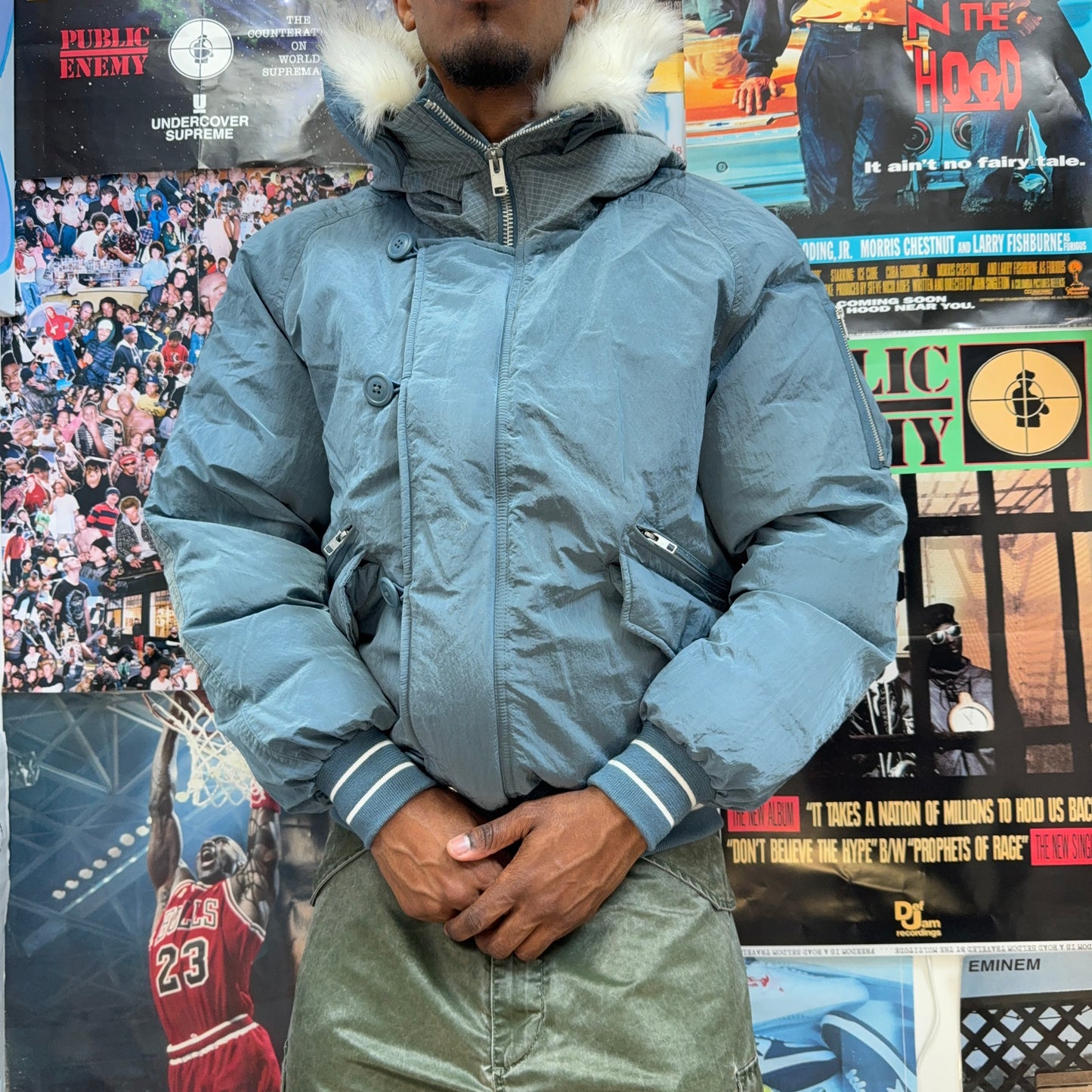 PALACE FW18 N-2B SHORT PARKA