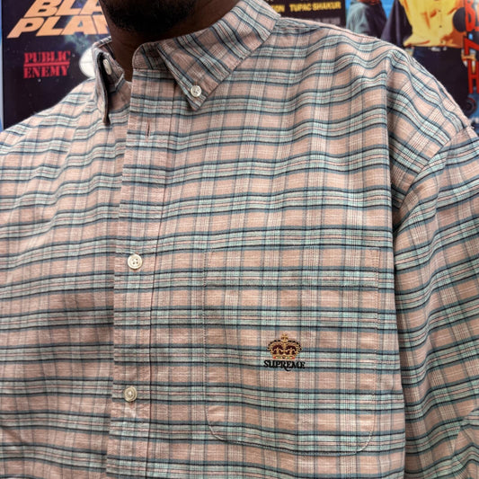 SUPREME FW25 LOOSE FIT FLANNEL OXFORD SHIRT